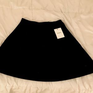 Theory black sweater skirt P